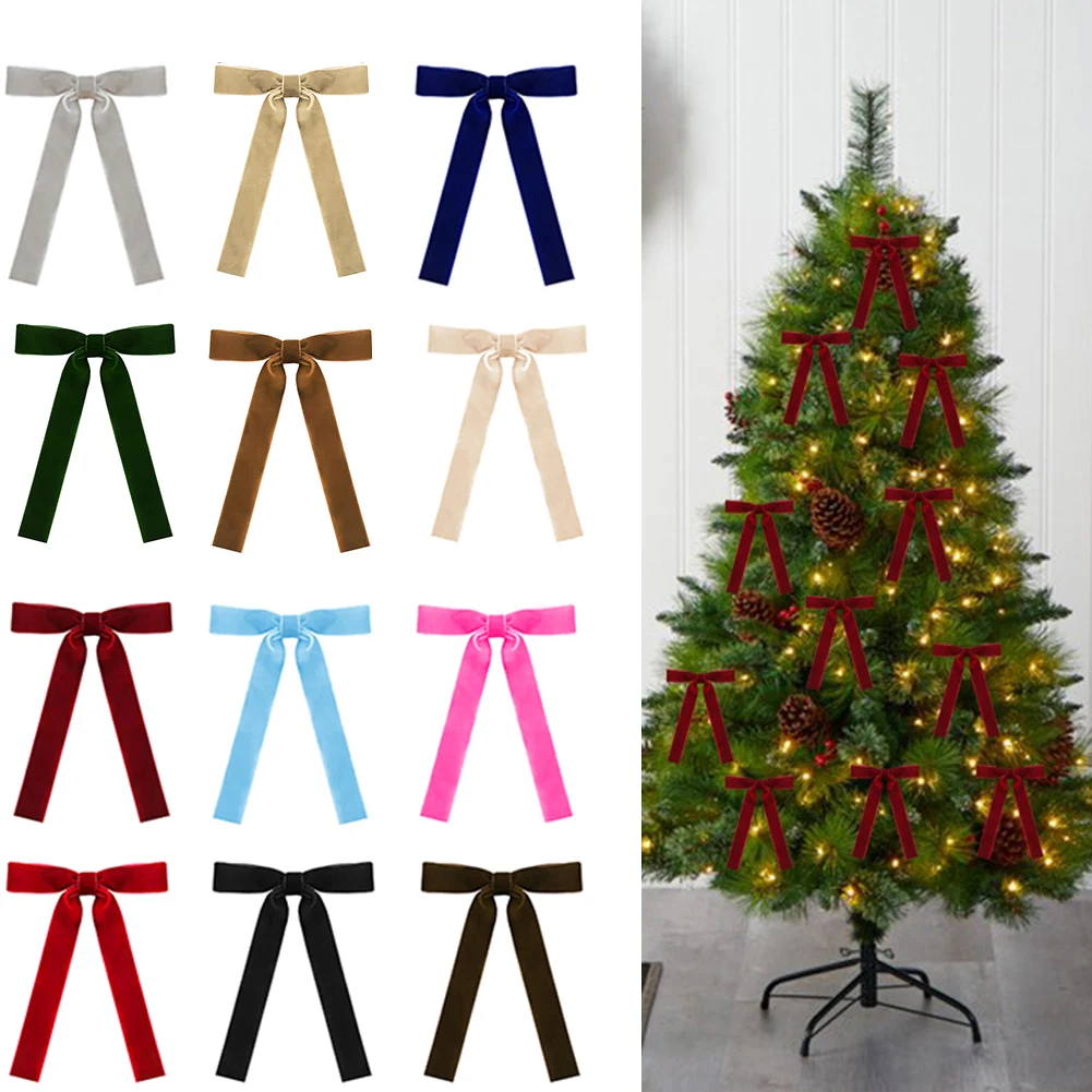 Christmas Tree Accents 2.5cm L - Bow Tie Pre Tied 评论和价格