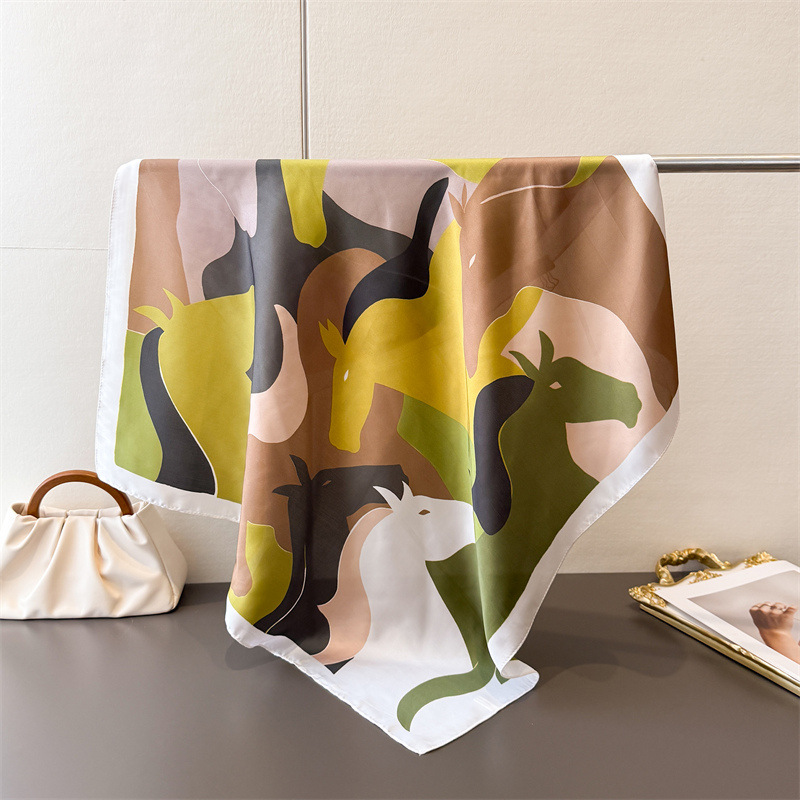 2026 New Women Square Scarf Im - Scarf Silk Square 评论和价格