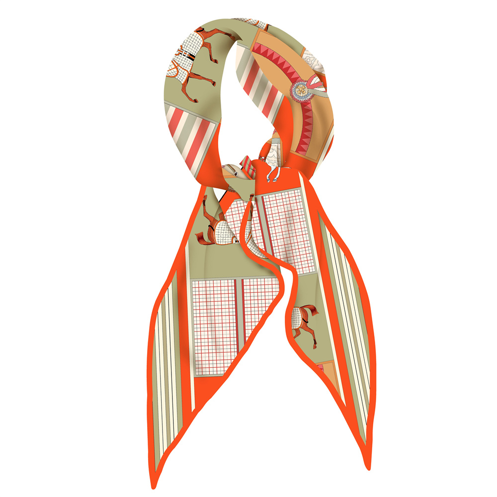 New Design Fashion Printed Sil - Scarf Silk Square 评论和价格