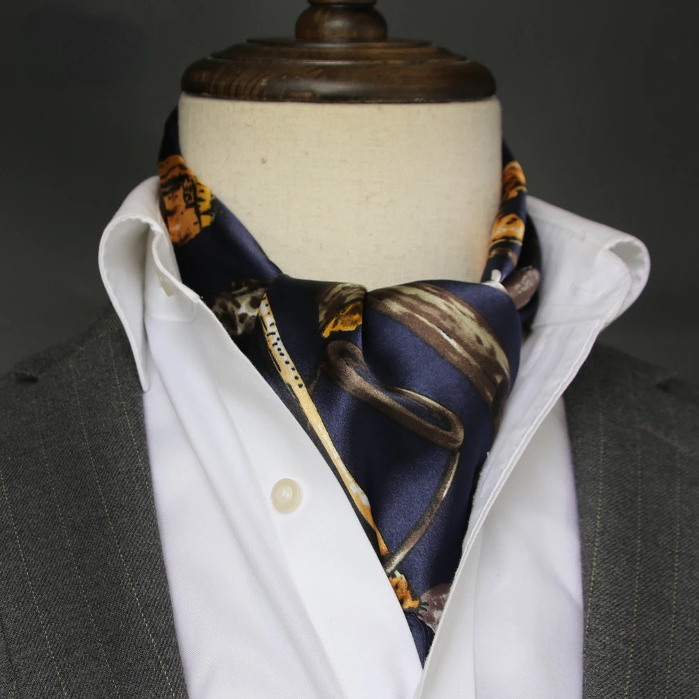 British Men's Silk Scarf Small - Face Scarf Mask 评论和价格