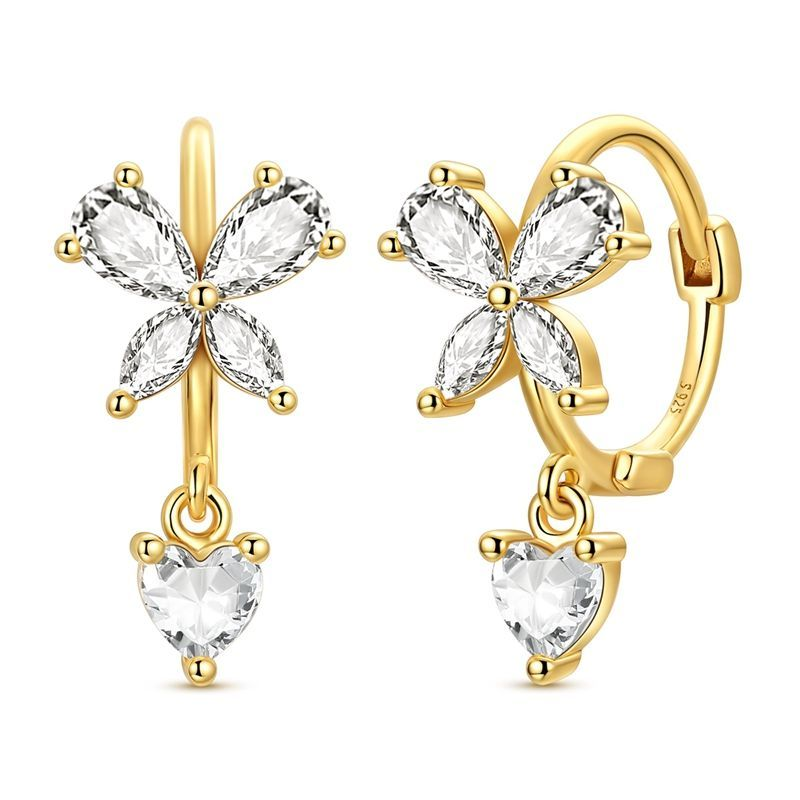 2026 S925 Silver Plated Cute B - Tie Clip Silver 评论和价格